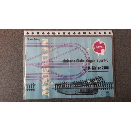 Märklin folders - flyers - informatie Einfache Gleisanlagen Spur H0 0321