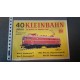Kleinbahn folders - flyers - informatie - Catalogus 40 Jahre