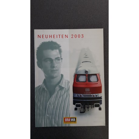Brawa folders - flyers - informatie - Neuheiten 2003