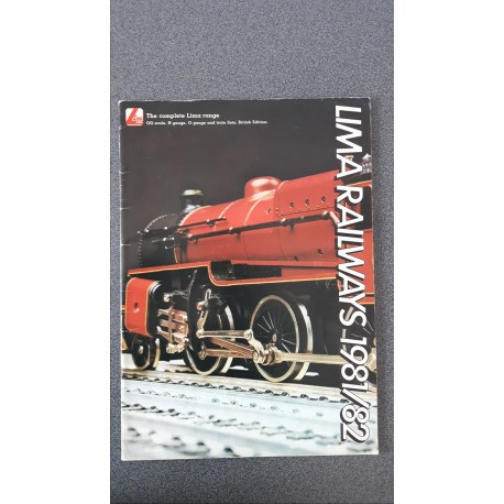 Lima folders - flyers - informatie - 1981/82 The complete Lima Range 00 scale, N gauge, 0 gauge and train Sets, Britisch Edition