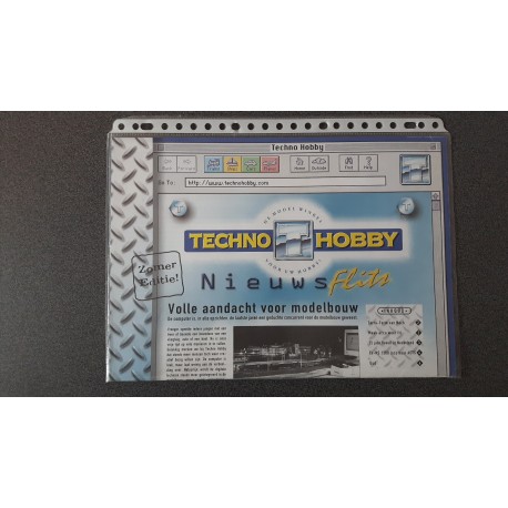 Techno Hobby folders - flyers - informatie - NieuwFlits zomer editie 1999