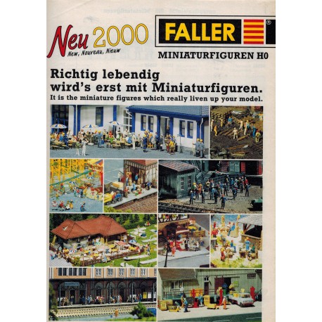 Faller folder 2000 Neu Miniaturfiguren