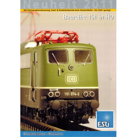 ESU Folder Neuheit 2011 Baureihe 151