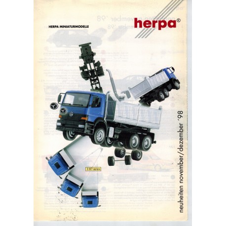 Herpa Flyer Miniturmodelle Neuheiten November/Dezember '98