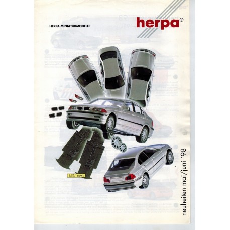 Herpa Flyer Miniturmodelle Neuheiten Mai/Juni '98