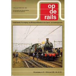 Op de rails 1981 Jubileumblad vijftig jaar