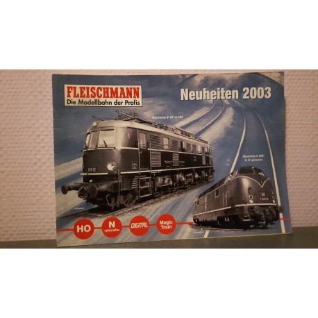 Fleischmann - Katalog Neuheiten 2003