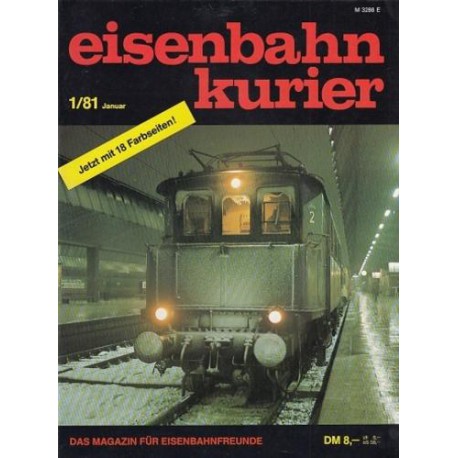 Eisenbahn Kurier Complete jaartal 1981 12 nummers