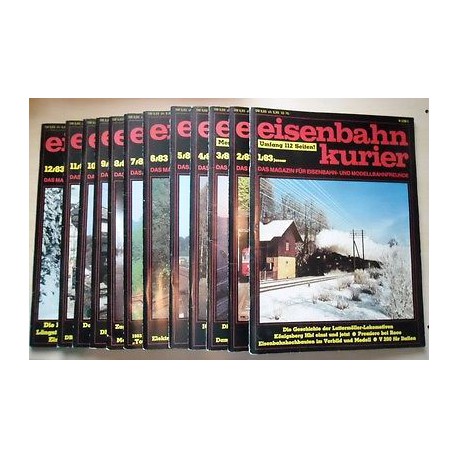 Eisenbahn Kurier Complete jaartal 1983 12 nummers