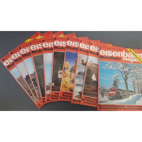 Eisenbahn magazin Modelbahn 1985 Losse nummers