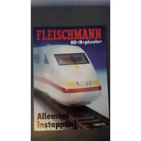 Fleischmann - Folder 1994-95 Allemaal instappen H0+N Piccolo