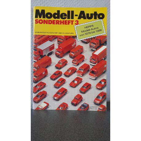 Model-Auto Sonderheft 3 - Herpa Modell-Auto's von 1978 bis 1986
