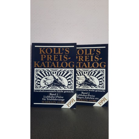 Koll's Preis katalog Liebhaber preise für Loks, Wagen, Zubehör Märklin 00/H0