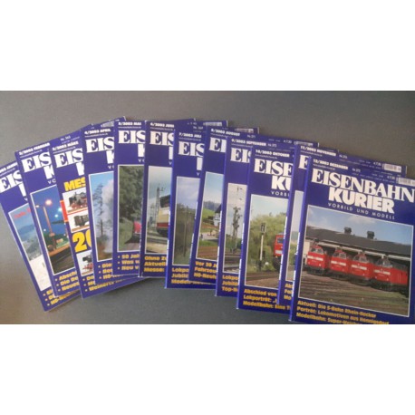 Eisenbahn Kurier - Ek-Verlag Complete jaartal 2003 12 nummers