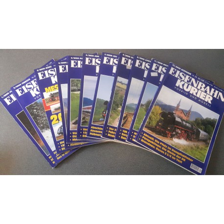 Eisenbahn Kurier - Ek-Verlag Complete jaartal 2000 12 nummers
