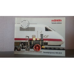 Marklin H0 Z en I catalogus Jaarboek 1991/1992 Duits