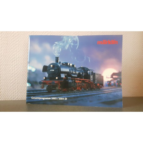 Marklin H0 Z en I catalogus Jaarboek 2003/2004 Duits