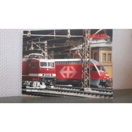 Marklin H0 Z en I catalogus Jaarboek 1993/1994 Duits