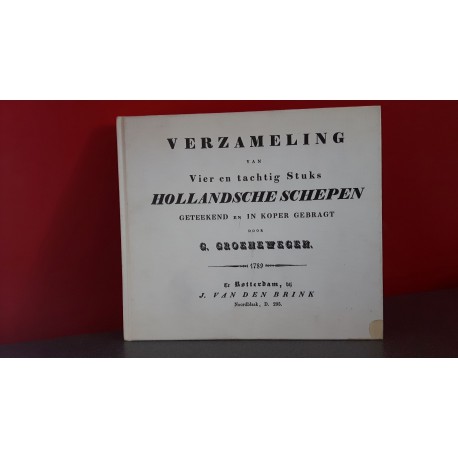 Verzameling van vier en tachtig stuks Hollandsche schepen