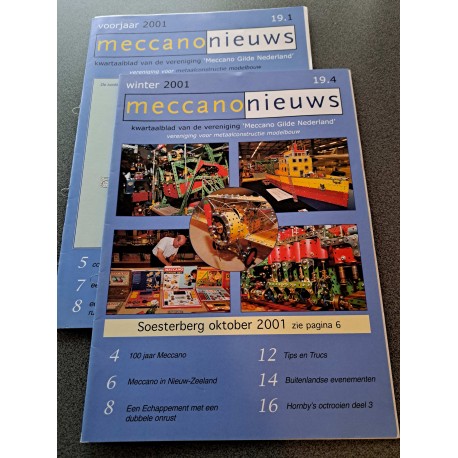 Meccano Magazin Voorjaar 2001 - Winter 2001