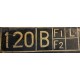 UIC - RIC Raster NMBS Wagon schild B133 - BD134