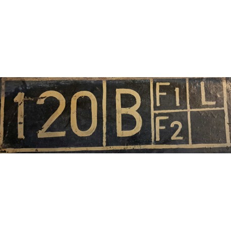UIC - RIC Raster NMBS Wagon schild B133 - BD134