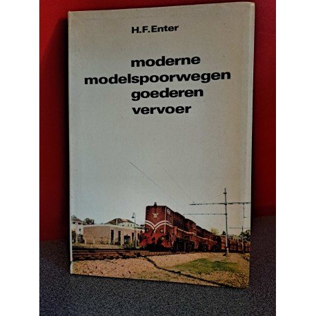 Moderne modelspoorwegen goederen vervoer