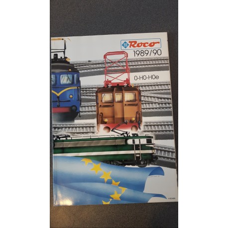 Roco folders - flyers - informatie - Catalogus O-H0-Hoe 1989/90