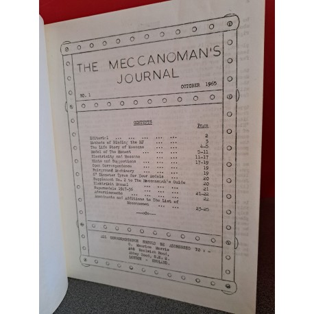 Meccano - The meccanoman´s Journal 1965-1966-1967